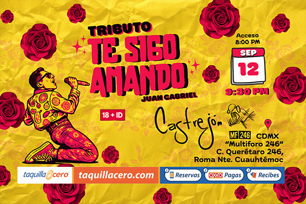 img_Tributo a Juan Gabriel: Te Sigo Amando - Castrejón (CDMX)